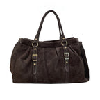 Sac à main cuir suède LYDIA LOUISA LEE