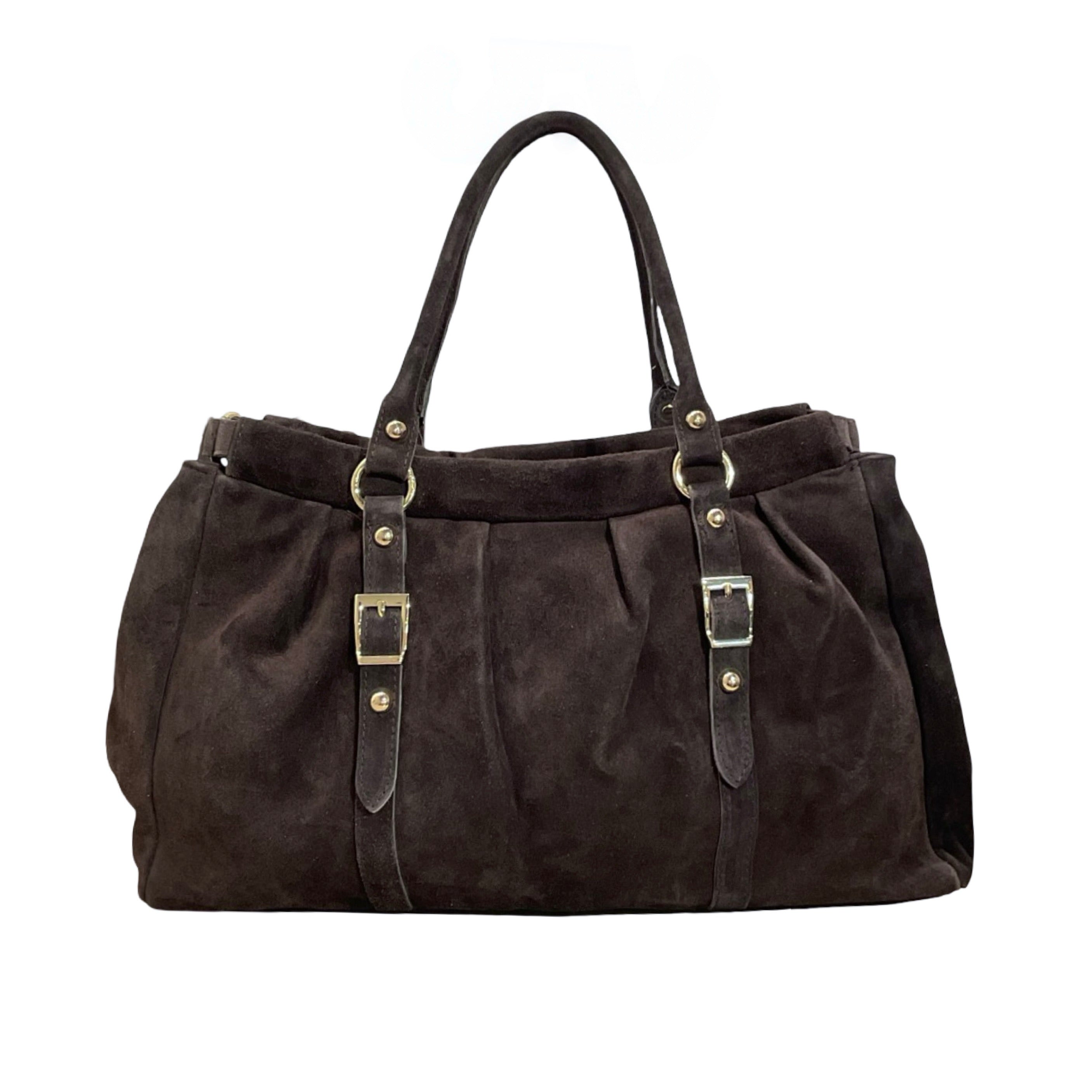 Sac à main cuir suède LYDIA LOUISA LEE