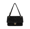 Sac à épaule en cuir suédé Aura M LOUISA LEE