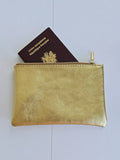 Pochette cuir zippée taille M ROYAL MARAIS