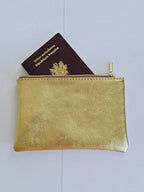 Pochette cuir zippée taille M ROYAL MARAIS