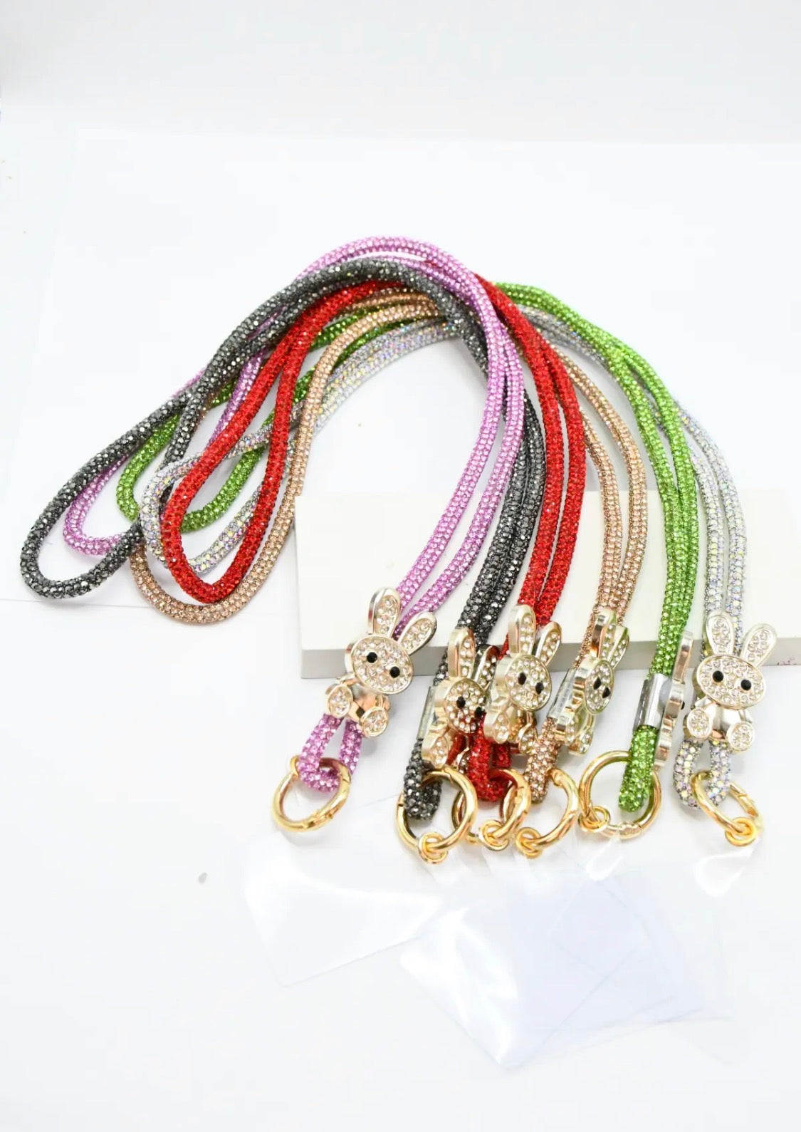 Chaîne de Portable Strass Charm Lapin Doré ROSA