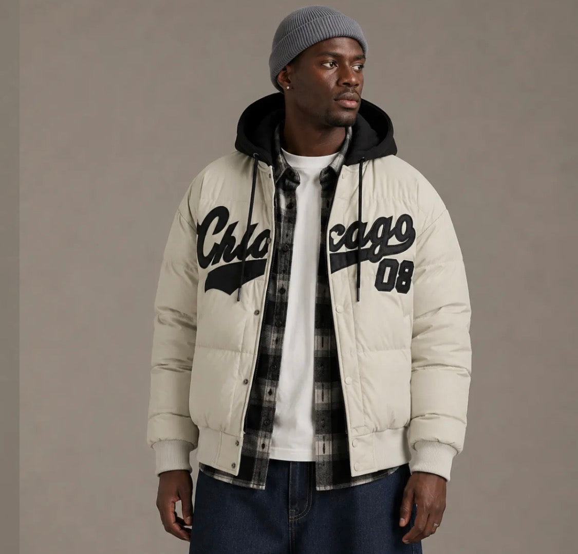 Doudoune à capuche amovible homme KZ DIFFUSION