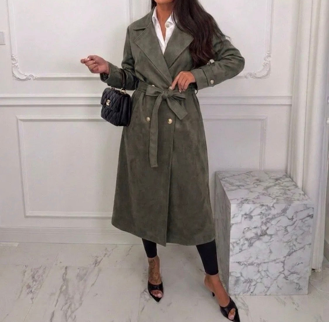 Trench en suédine ESTEE BROWN