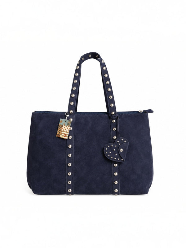 Sac Cabas Suédine XXL Bleu Marine GALLANTRY