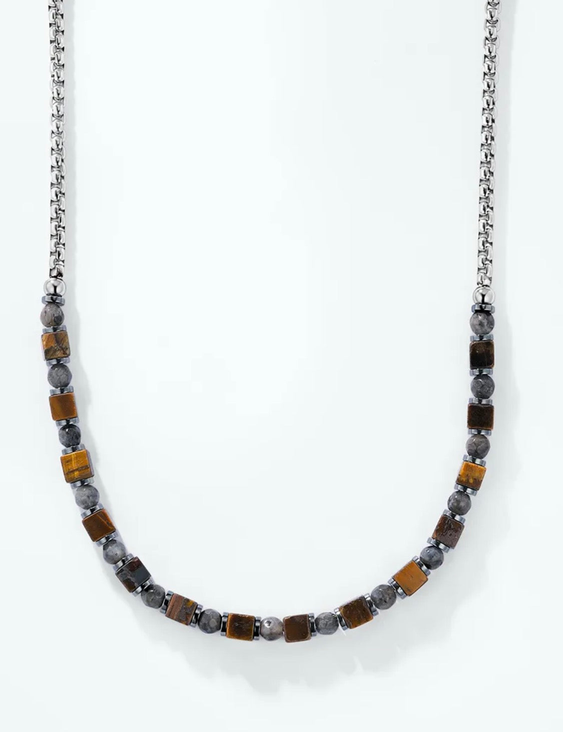 Collier homme perles ÉLINE L’ATELIER