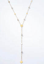 Collier Y trèfles doré ÉLINE L'ATELIER