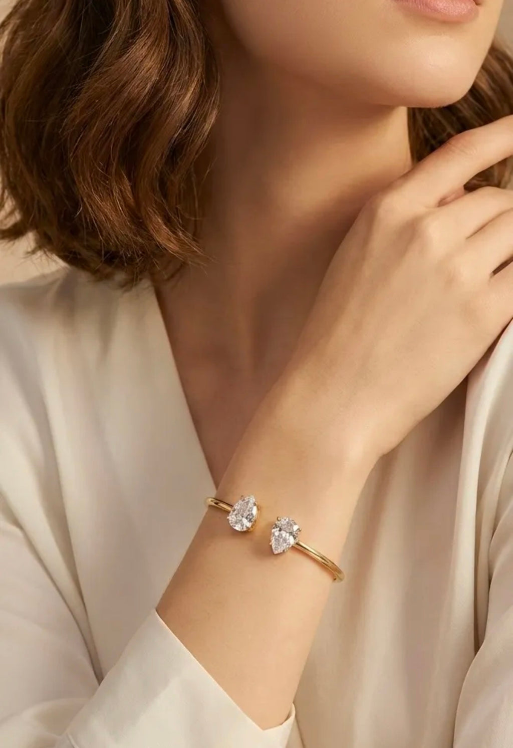 Bracelet Jonc Acier Inoxydable ÉLINE L'ATELIER