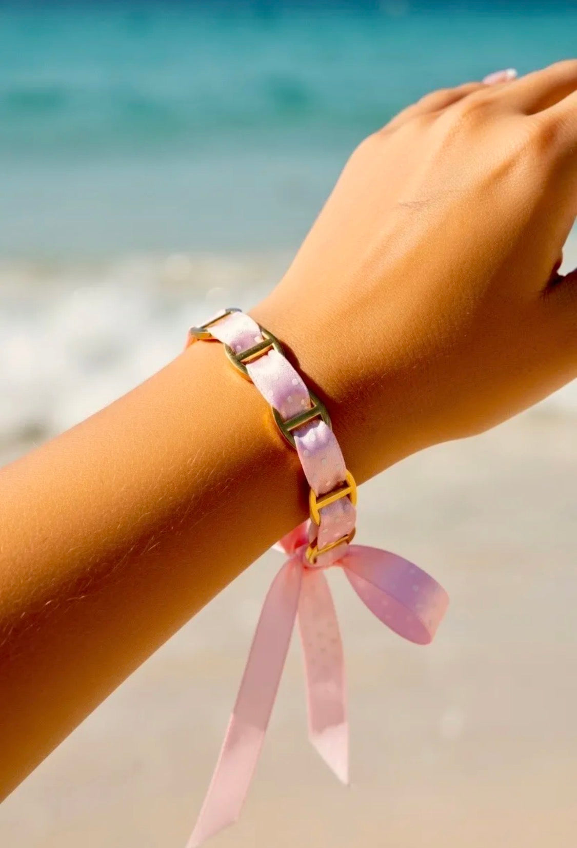 Joncs Ruban à Pois Acier Inoxydable ROSA