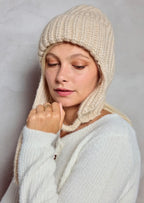Bonnet cache-oreilles en laine BYREN | ÉLINE L'ATELIER