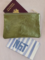 Pochette cuir zippée taille M ROYAL MARAIS