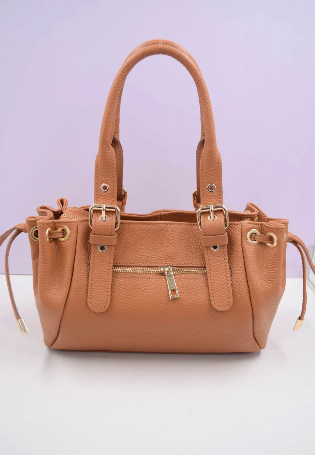Sac à main cuir litchi SYSTYLE