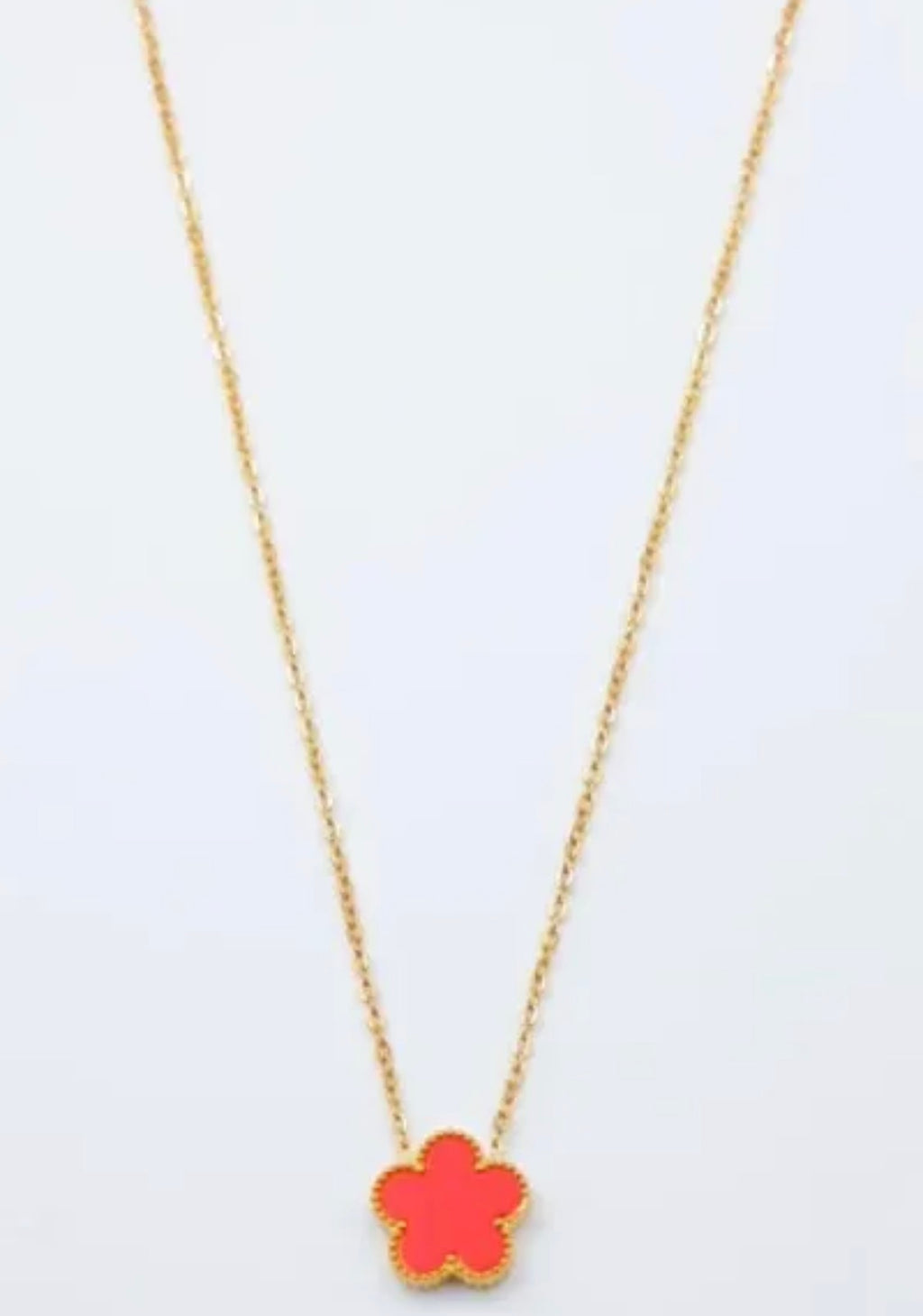 Collier fleur bijoux mystere