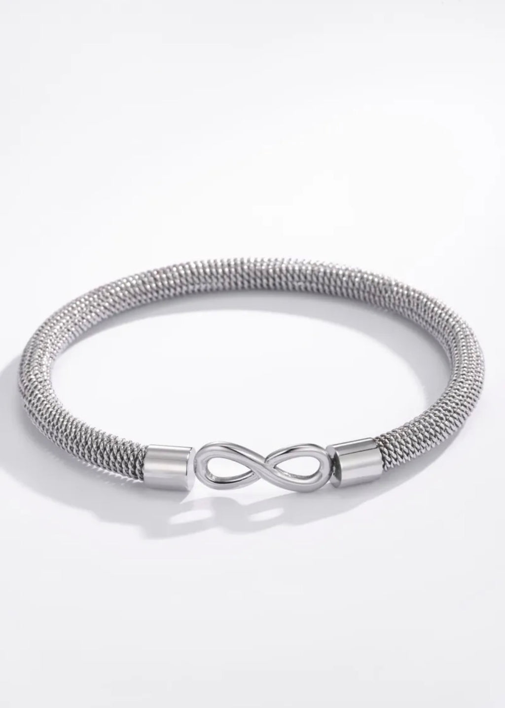 Bracelet homme infini en acier inoxydable ÉLINE L’ATELIER
