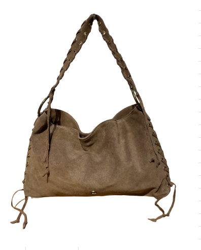 Sac à main en cuir suédé Lanel LOUISA LEE