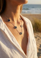 Collier trèfle réversible BIJOUX MYSTÈRES