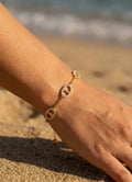 Bracelet motifs ovales ajourés BIJOUX MYSTÈRES