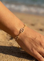 Bracelet motifs ovales ajourés BIJOUX MYSTÈRES