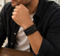 Bracelet homme matières naturelles ÉLINE L'ATELIER