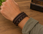 Bracelet homme matières naturelles ÉLINE L'ATELIER