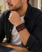 Bracelet homme matières naturelles ÉLINE L'ATELIER - Bijoux - ÉLINE L'ATELIER