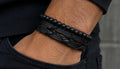 Bracelet homme matières naturelles ÉLINE L'ATELIER