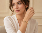 Bracelets jonc texturé acier inoxydable BYREN | ÉLINE L'ATELIER