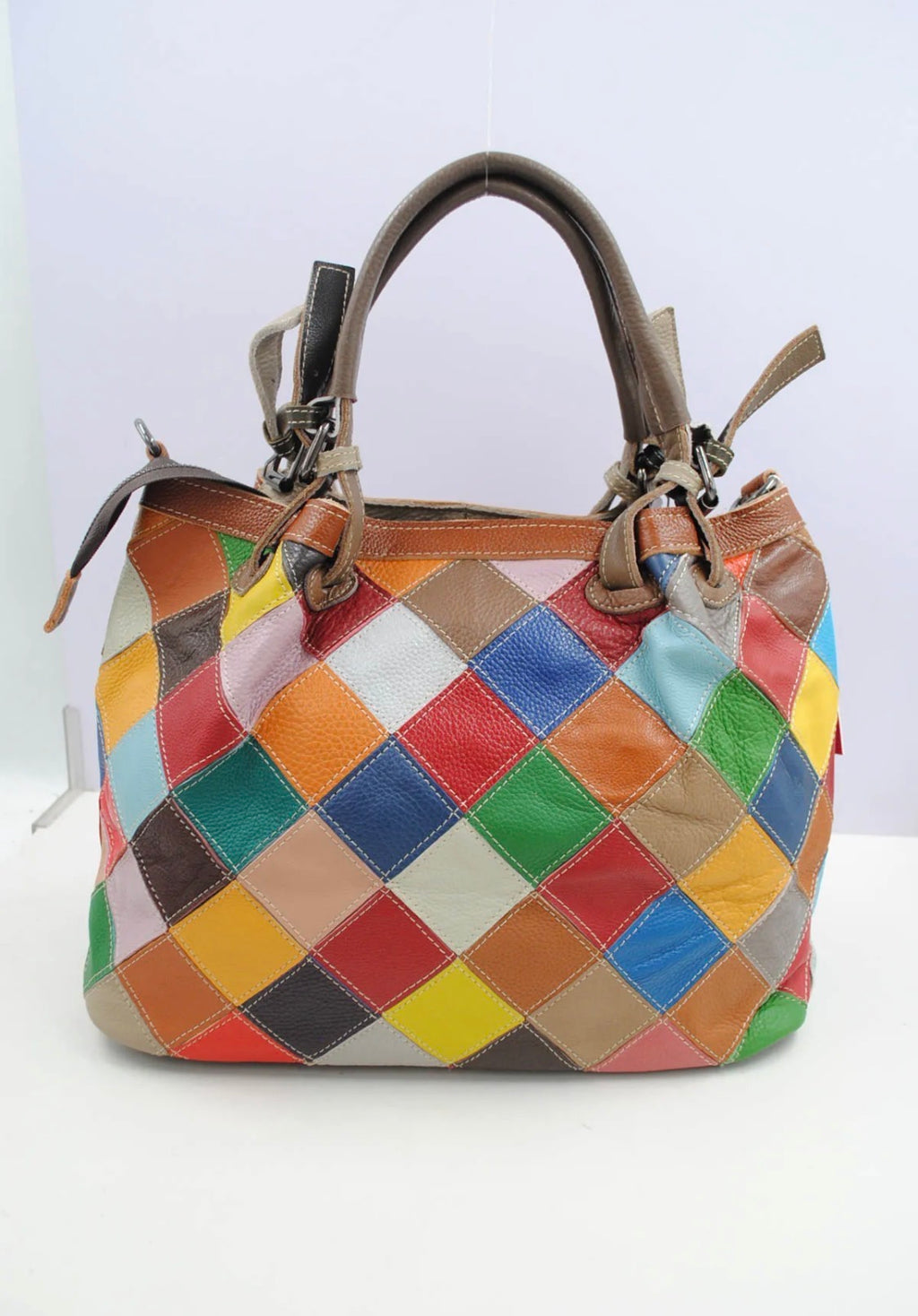 Sac à main cuir multicolore SYSTYLE
