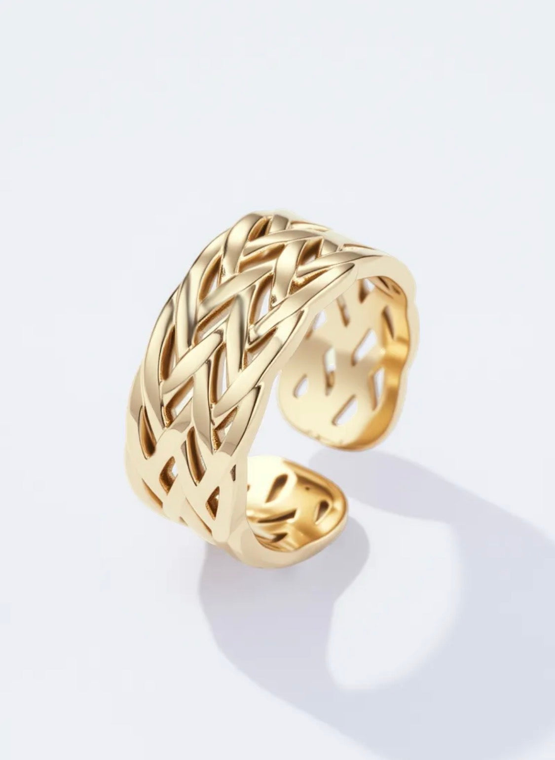 Bague en acier inoxydable BYREN | ÉLINE L'ATELIER