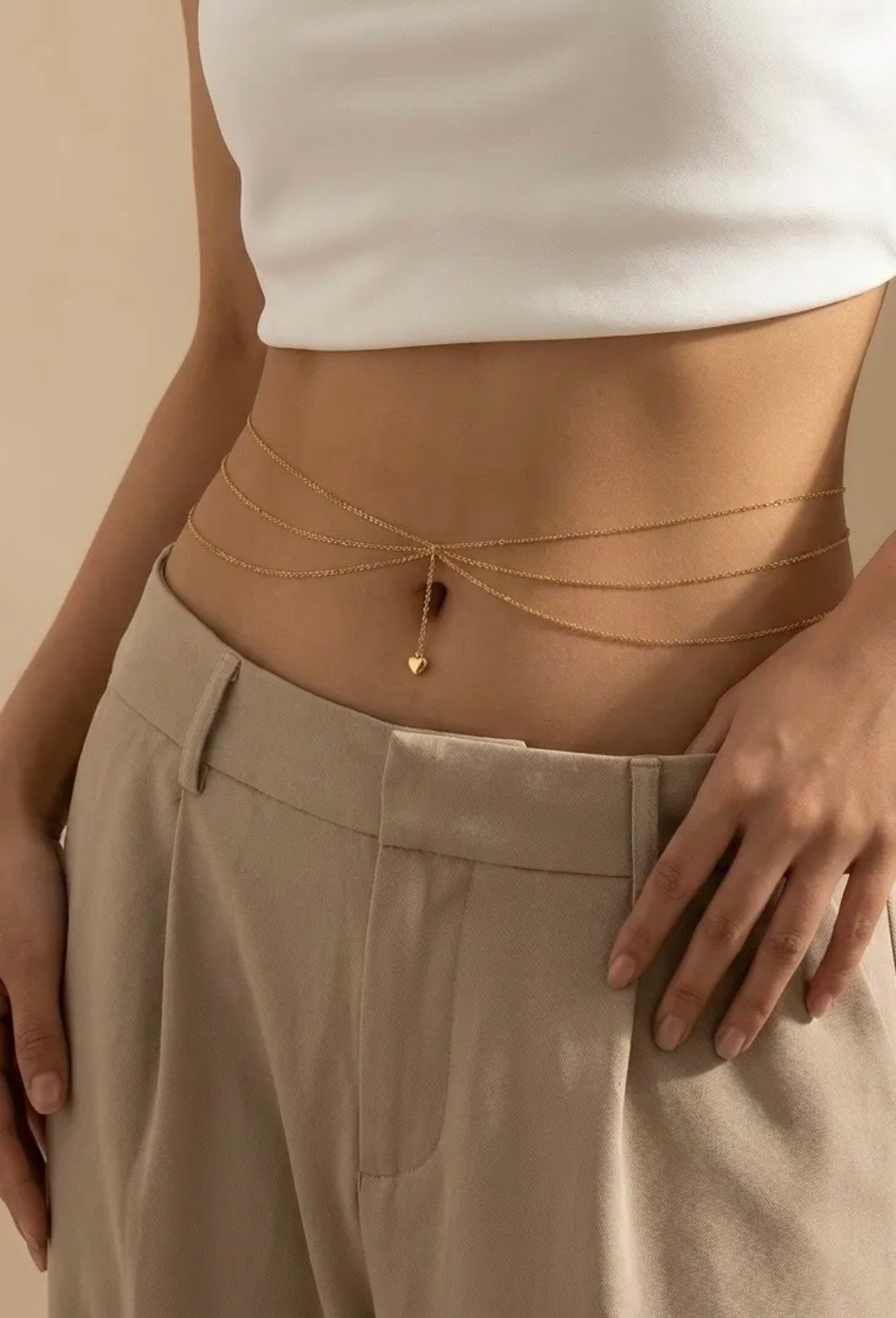 Chaîne de taille acier inoxydable ÉLINE L'ATELIER