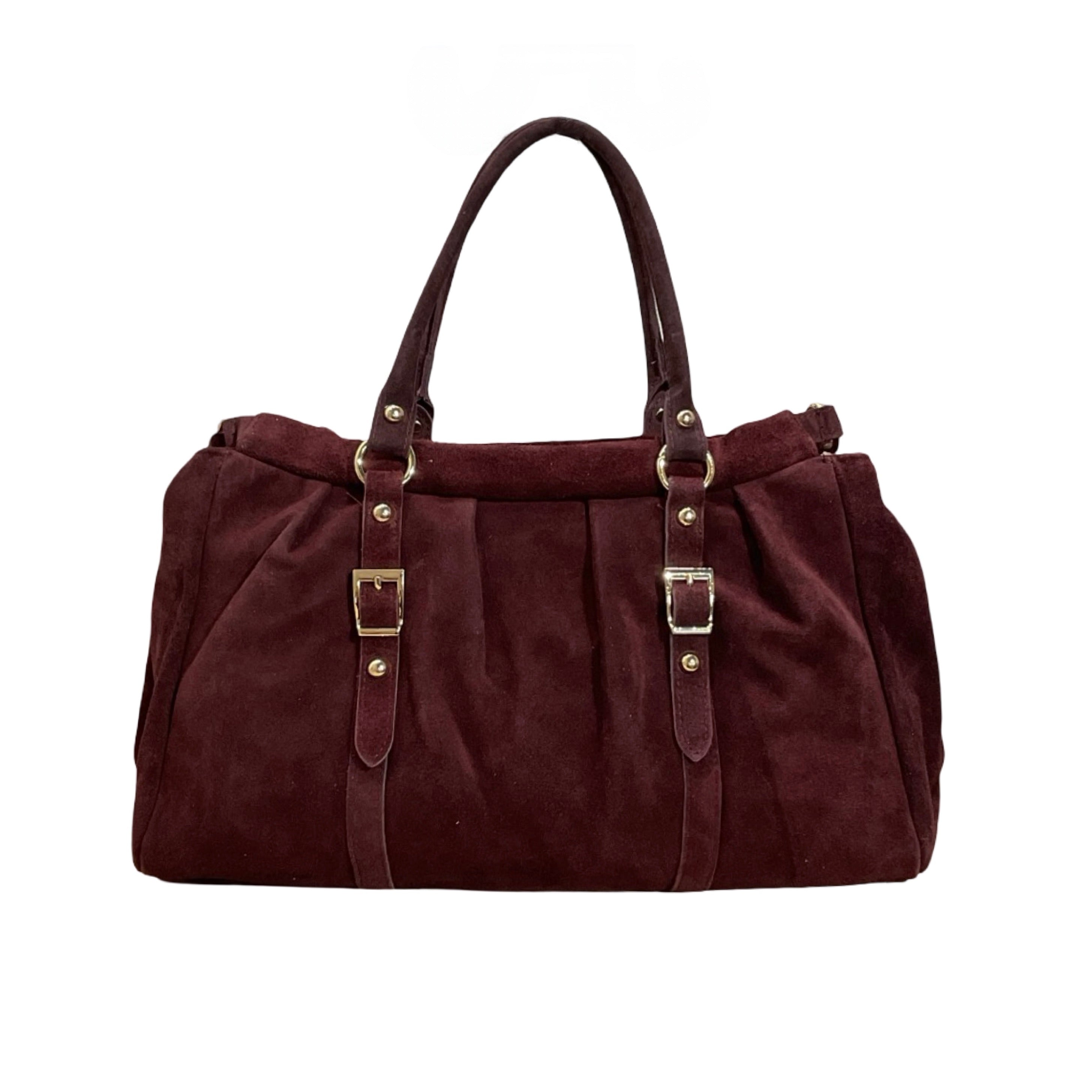 Sac à main cuir suède LYDIA LOUISA LEE
