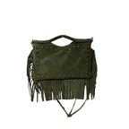 SAC CUIR SUEDE FRANGINE MINI CLOUTE Louisa Lee
