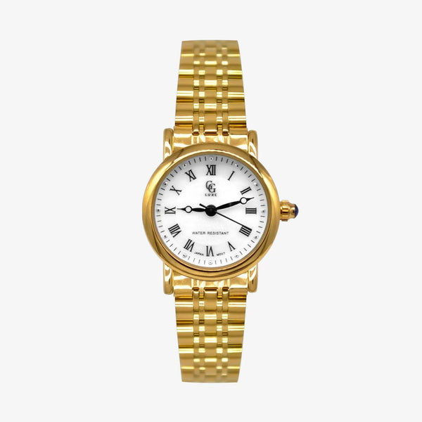 Montre Colette dorée chiffres romains GG LUXE WATCH