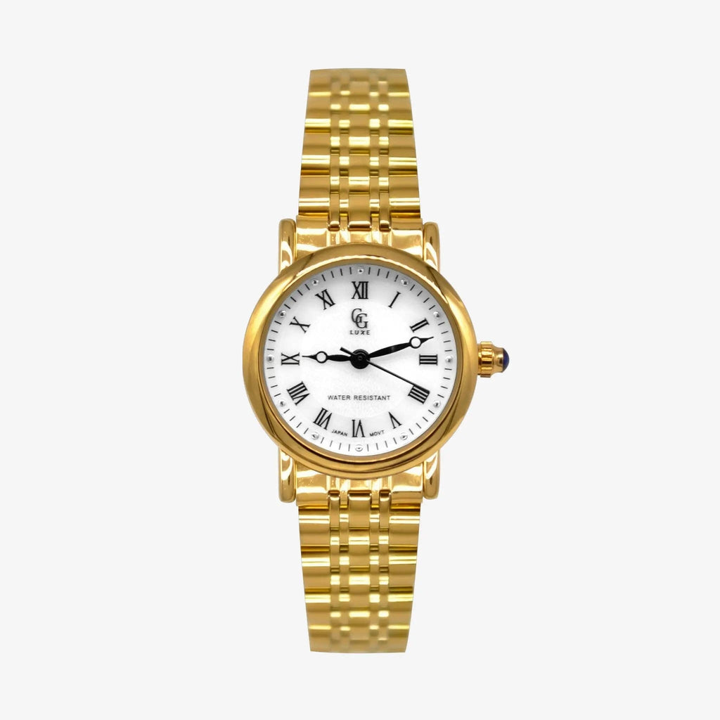 Montre Colette dorée chiffres romains GG LUXE WATCH