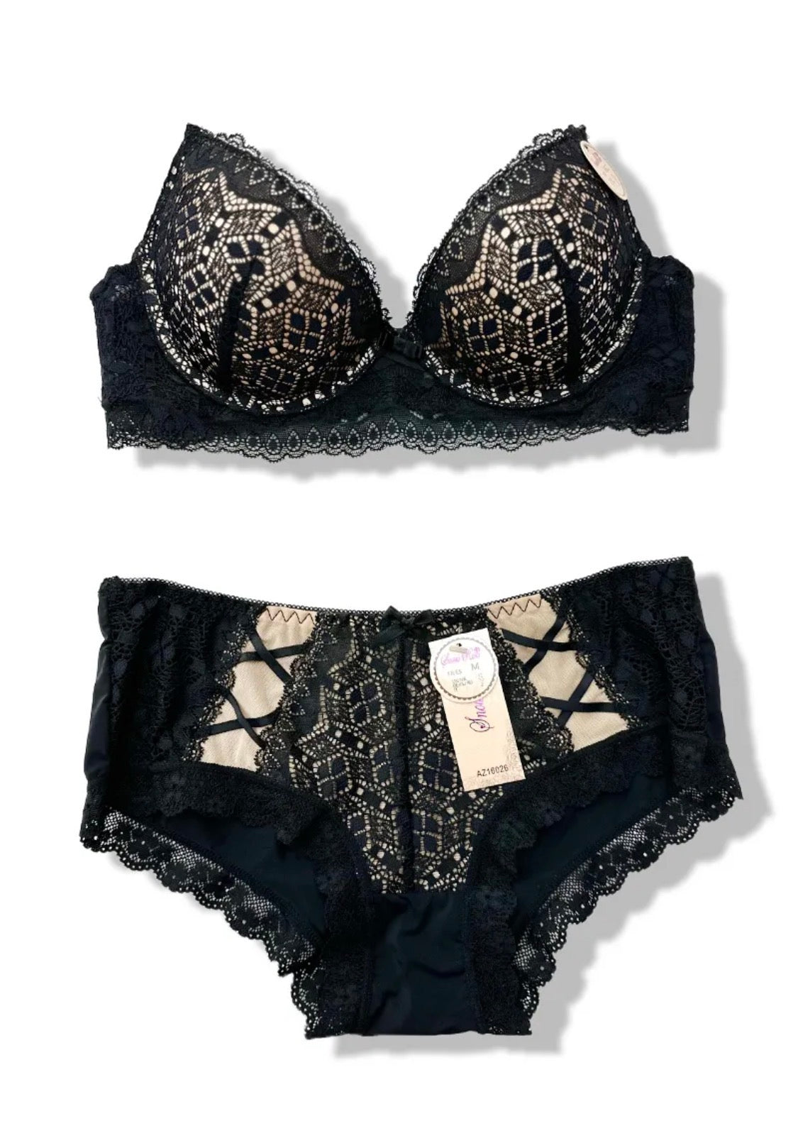 Ensemble Soutien-gorge + Culotte Bonnet C BELLE COM'ELLE