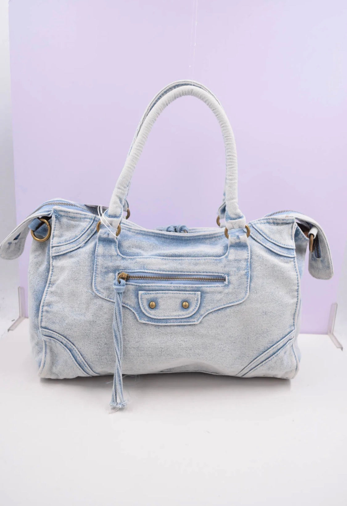 Sac format A4 effet jean SYSTYLE