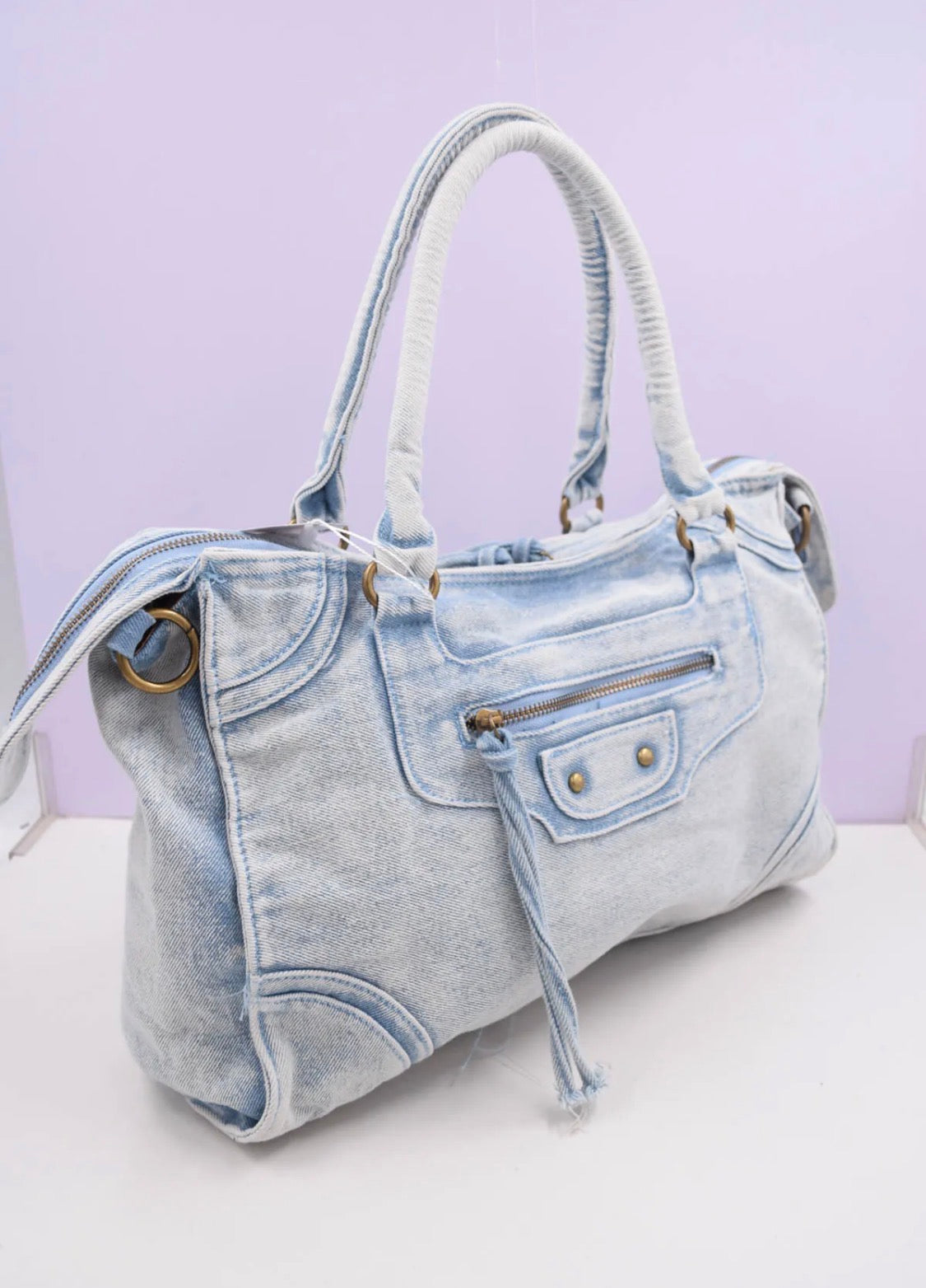 Sac format A4 effet jean SYSTYLE