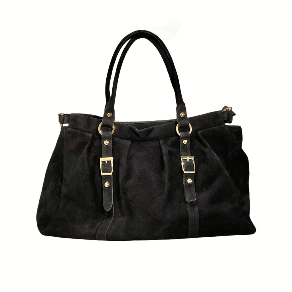 Sac à main cuir suède LYDIA LOUISA LEE