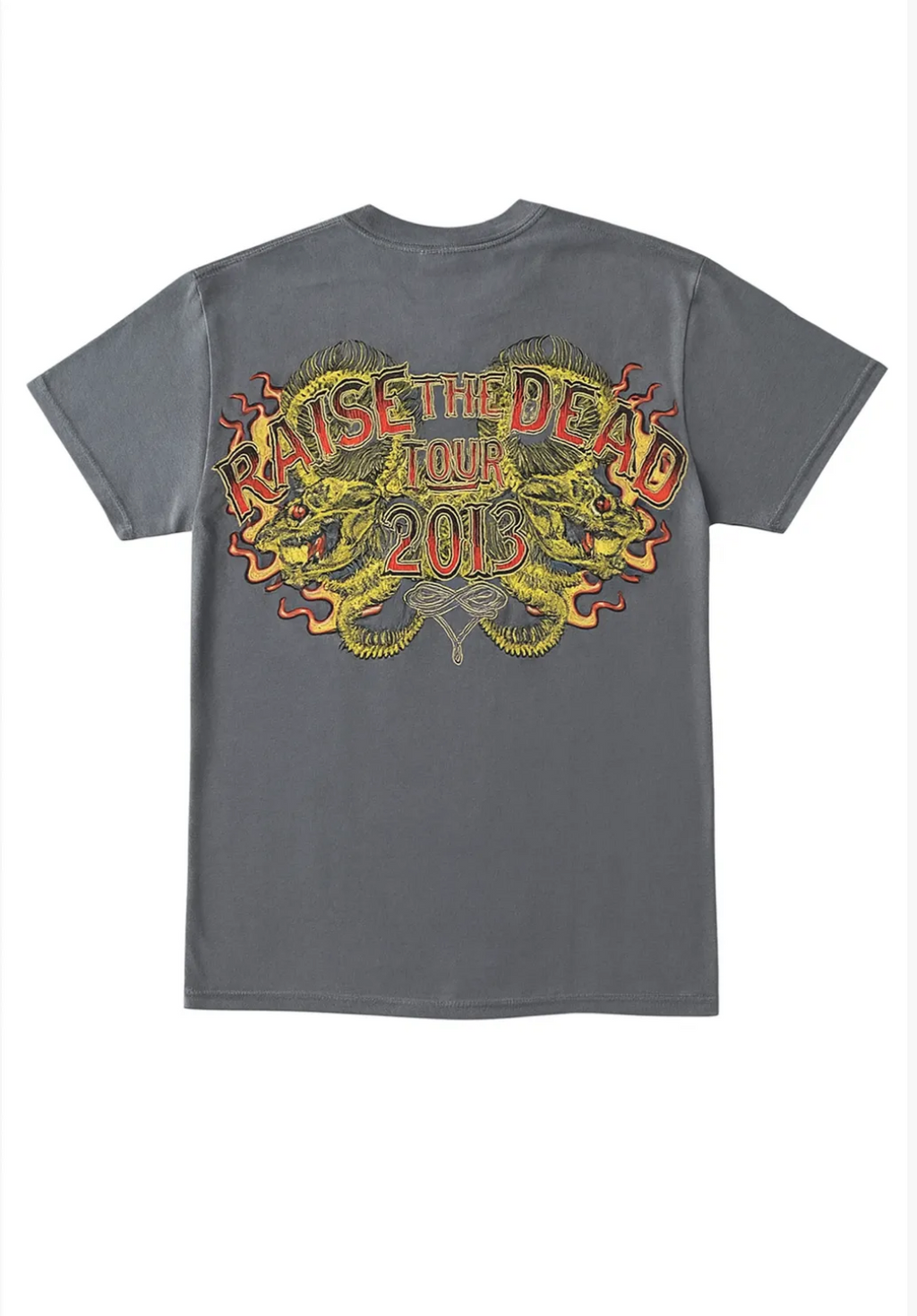 T-shirt Homme Alice Cooper - Tournée Snake Flames