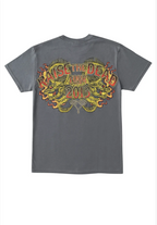 T-shirt Homme Alice Cooper - Tournée Snake Flames