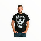 T-shirt Misfits Homme - Logo Close Up Noir