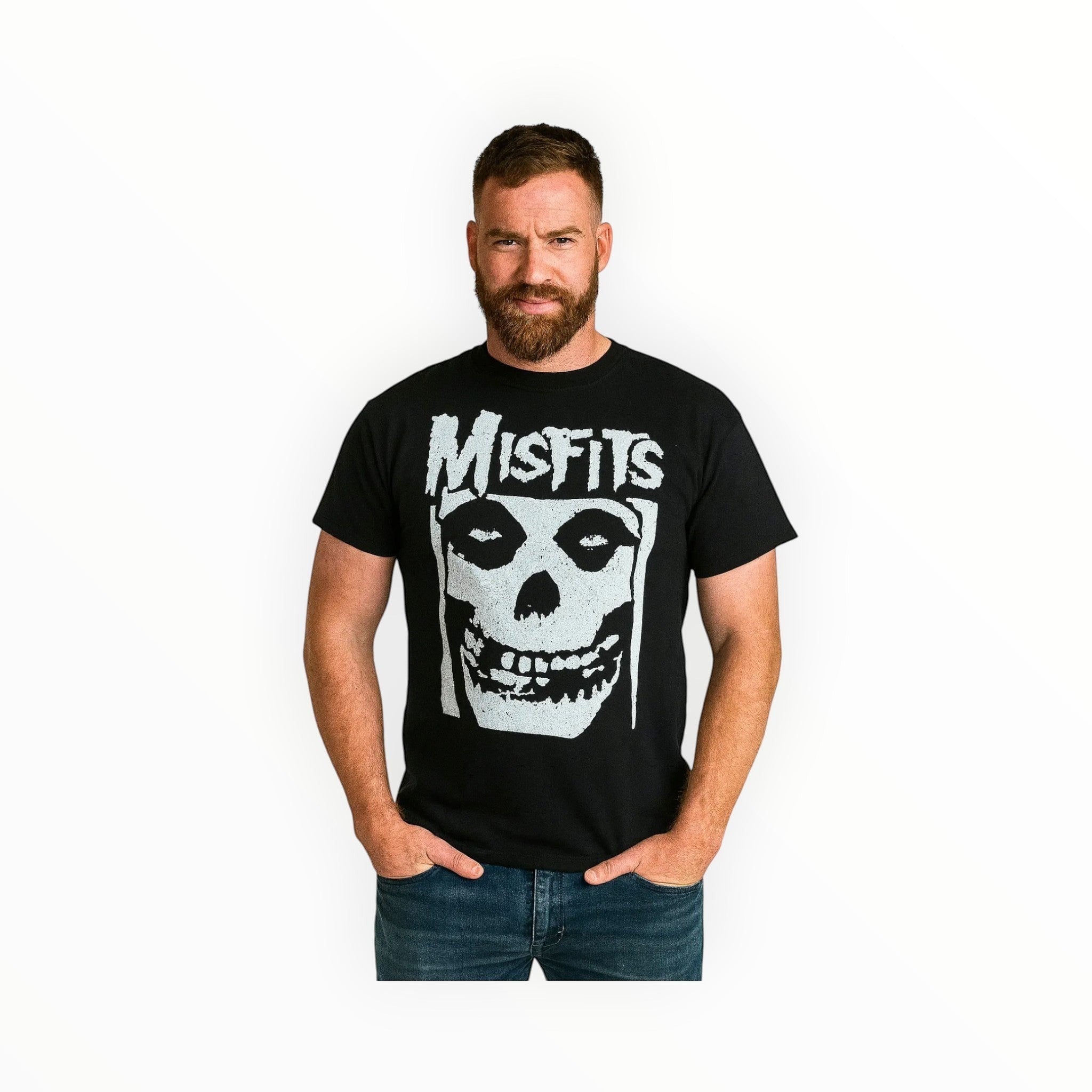 T-shirt Misfits Homme - Logo Close Up Noir - T-shirt homme - Official Store