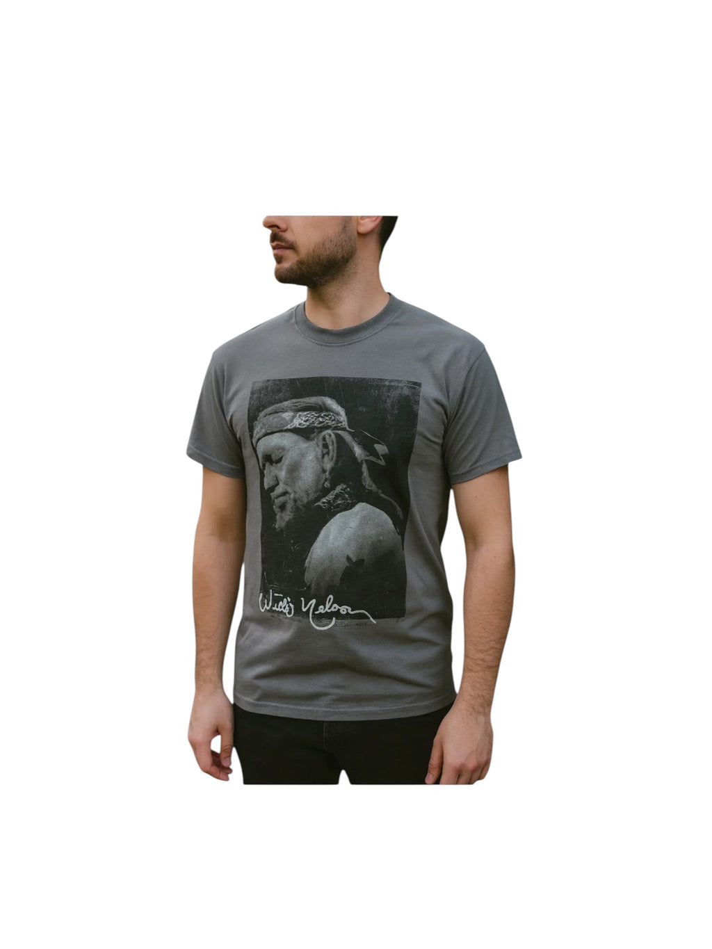T-shirt Willie Nelson Signature Homme -
