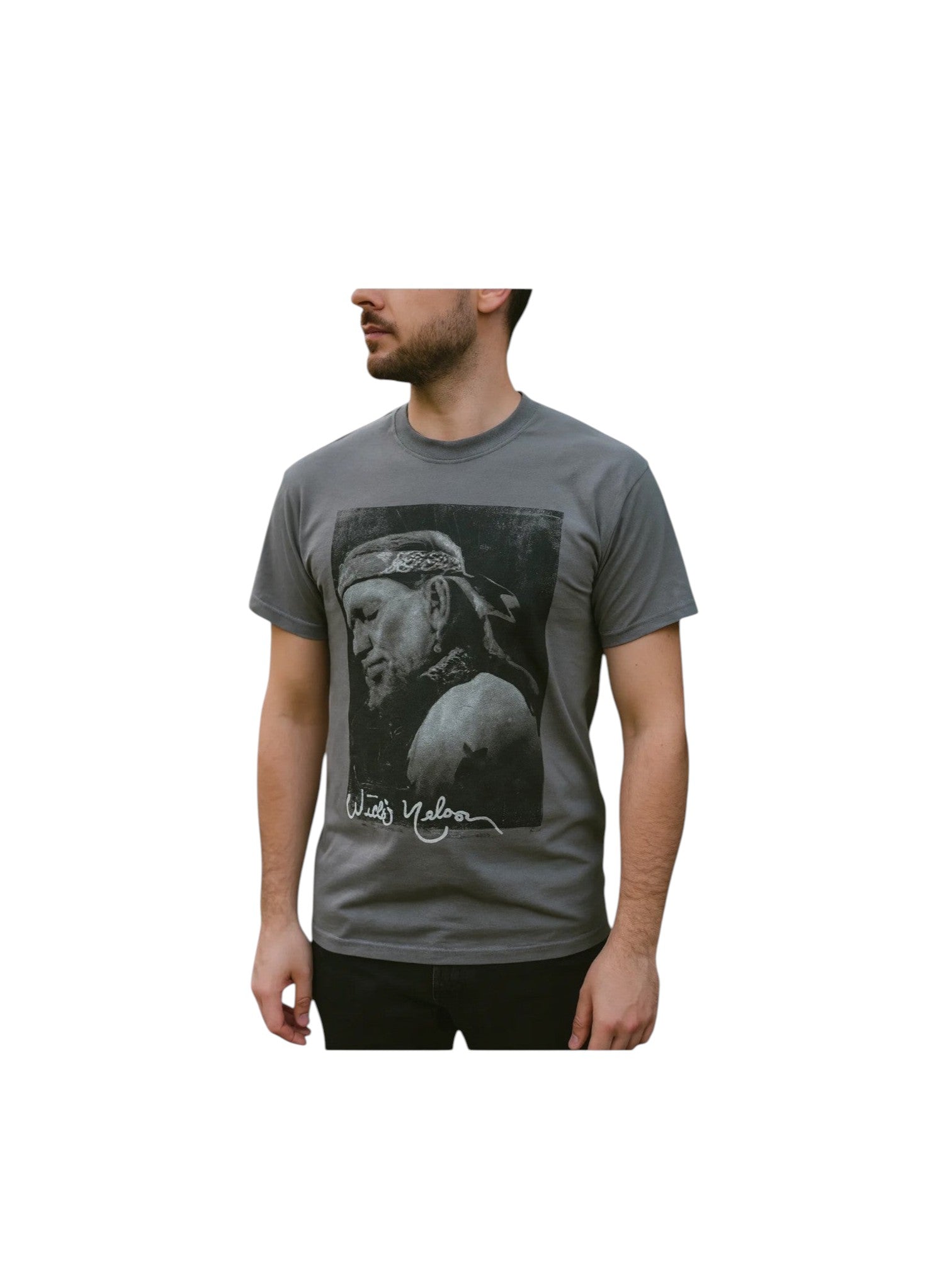 T-shirt Willie Nelson Signature Homme -