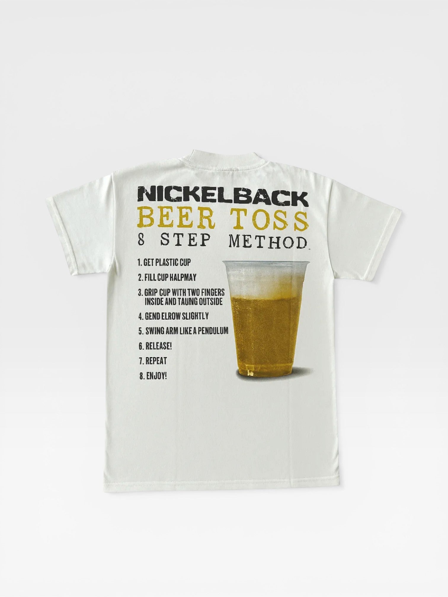 Nickelback - T-shirt Homme Lancer de Bière - T-shirt homme - Official Store