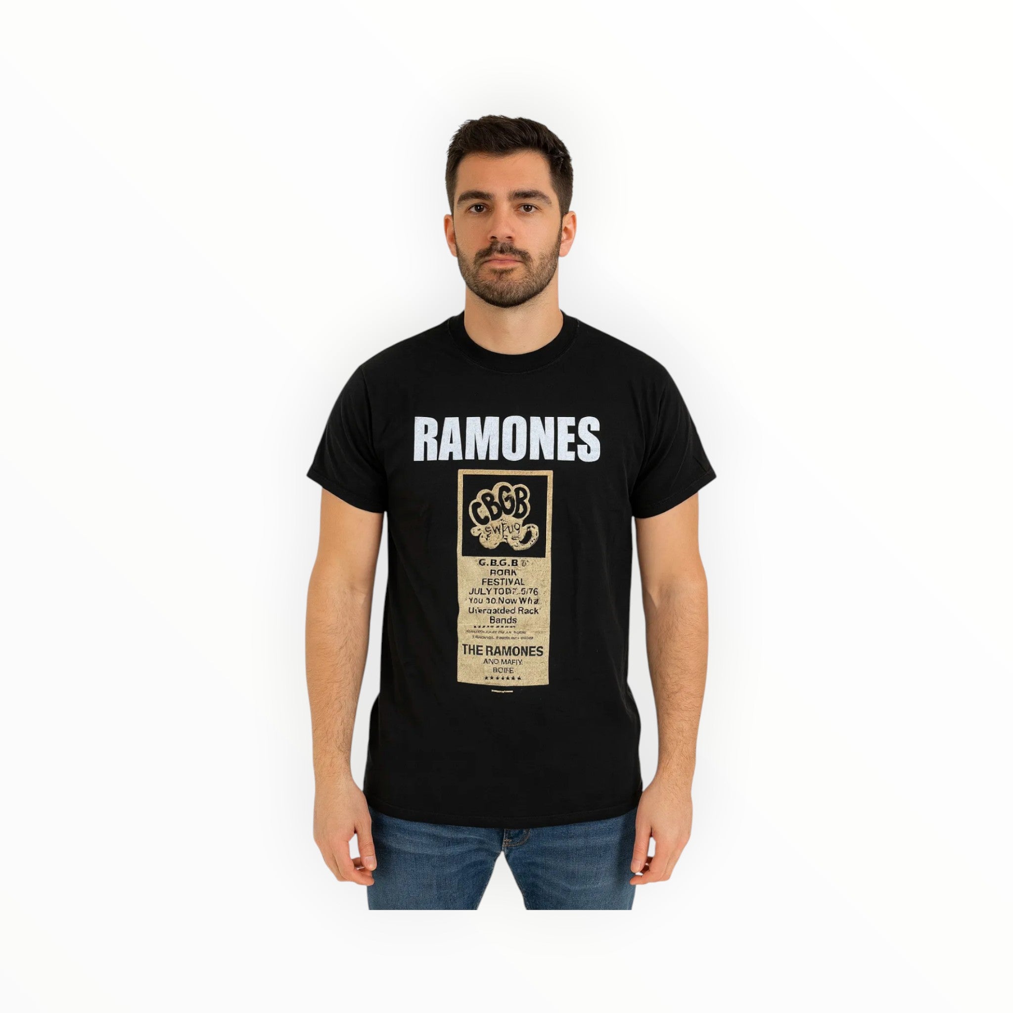 T-shirt Homme Affiche Ramones - CBGB - T-shirt homme - Official Store