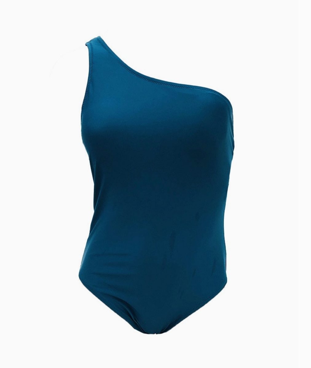 Maillot de Bain 1 Pièce Asymétrique Ajouré - Design Moderne