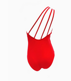 Maillot de Bain 1 Pièce Asymétrique Ajouré - Design Moderne