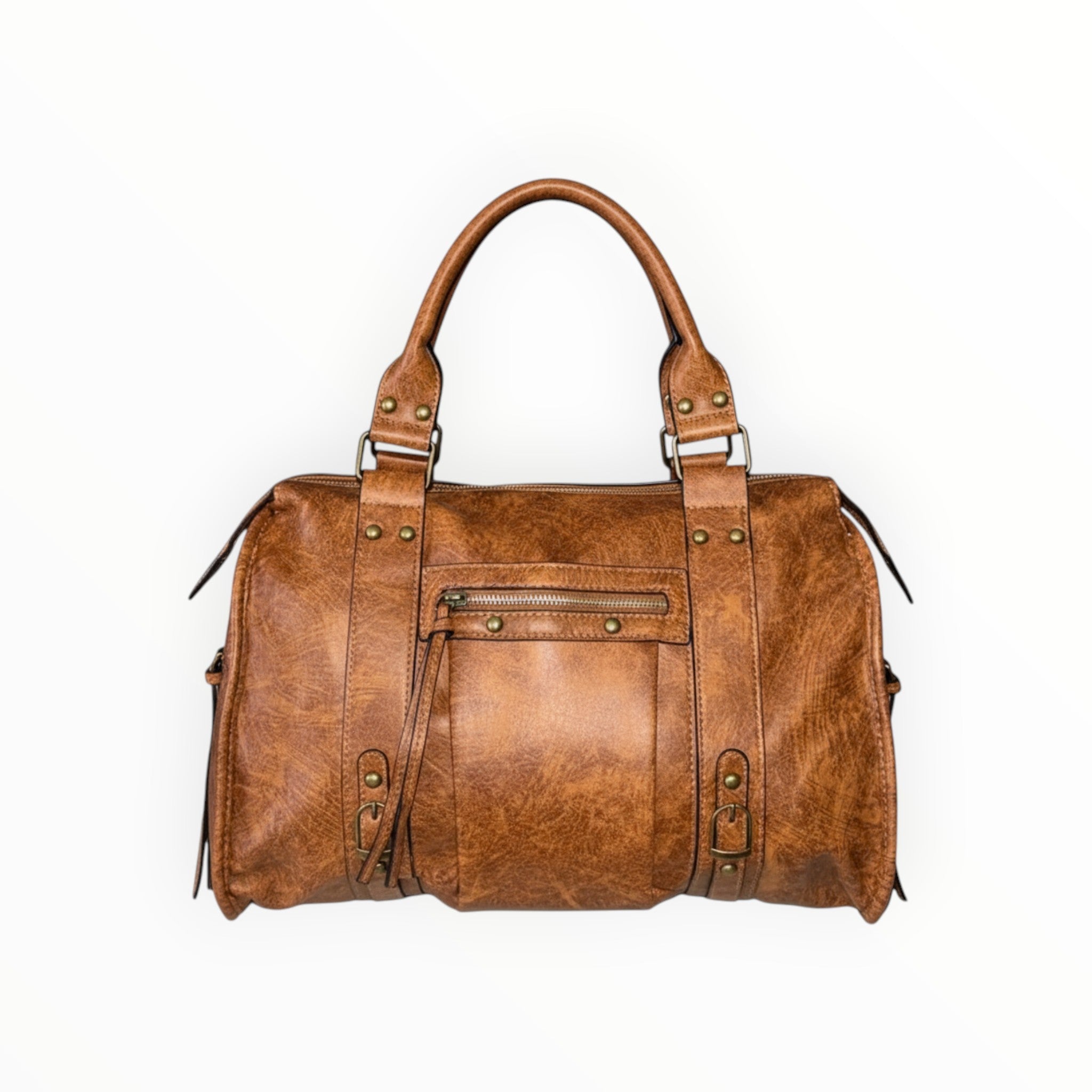 Sac A4 Aspect Cuir Vieilli