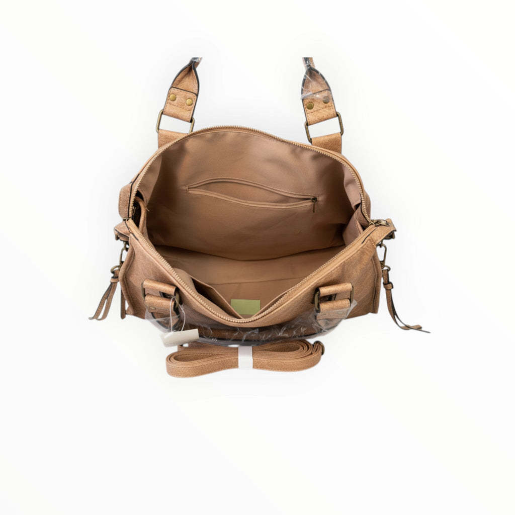 Sac A4 Aspect Cuir Vieilli
